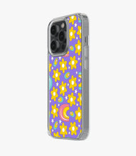 Load image into Gallery viewer, Retro 70s Yellow Floral Silicone Case