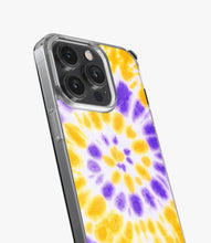 Load image into Gallery viewer, Tie Dye Yellow/Blue Swirl Silicone Case