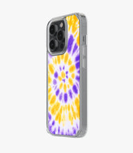 Load image into Gallery viewer, Tie Dye Yellow/Blue Swirl Silicone Case