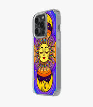 Load image into Gallery viewer, Celestial Sun & Moon Groovy Silicone Case