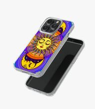 Load image into Gallery viewer, Celestial Sun & Moon Groovy Silicone Case
