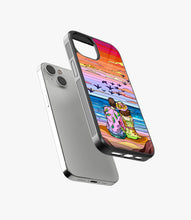 Load image into Gallery viewer, Couple On Vacation Glass Case