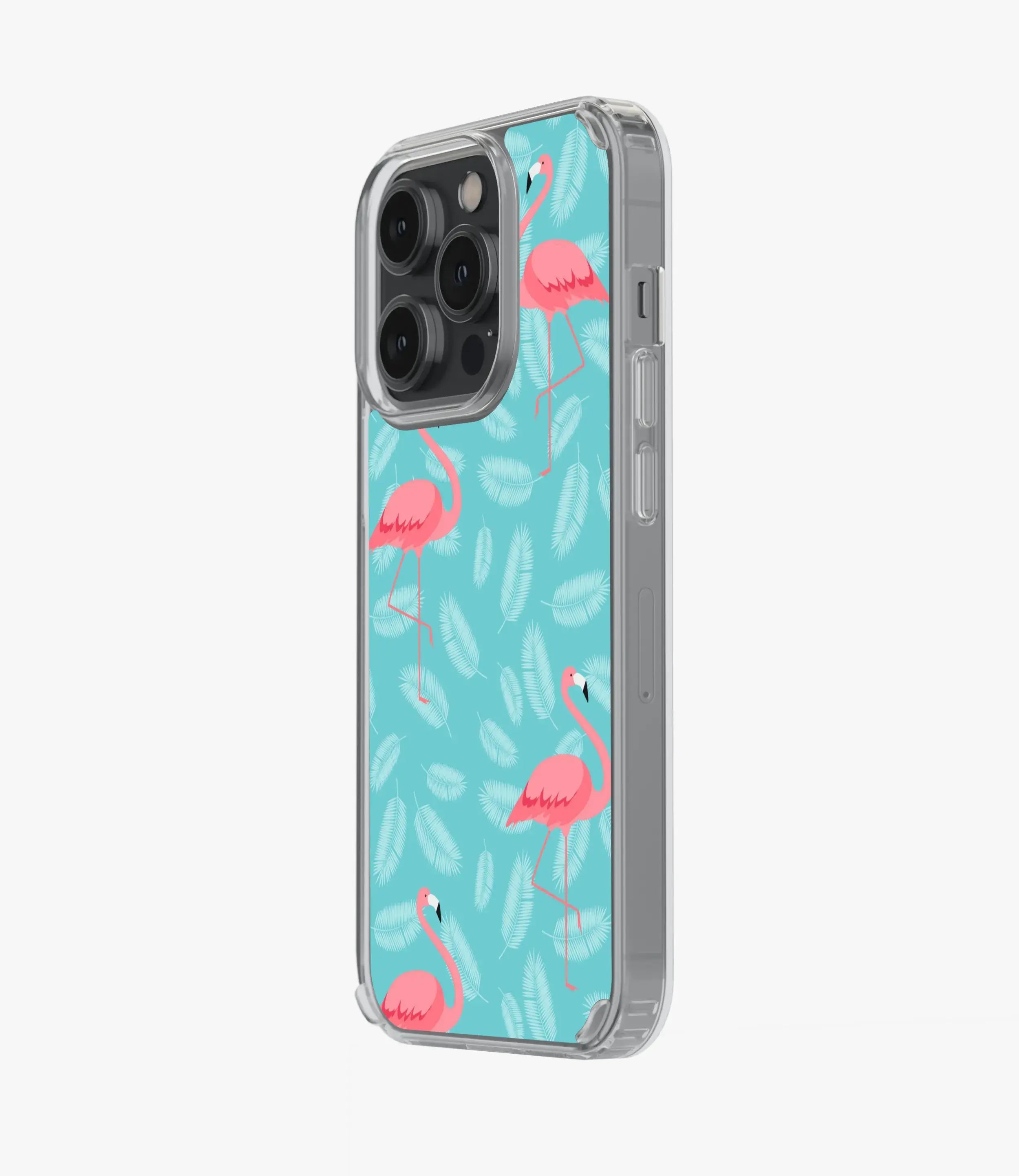 Pink Flamingo Tropical Silicone Case