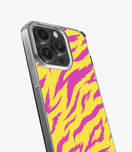 Load image into Gallery viewer, Zebra Pink/Yellow Silicone Case