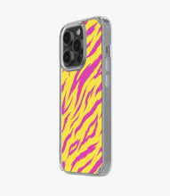 Load image into Gallery viewer, Zebra Pink/Yellow Silicone Case