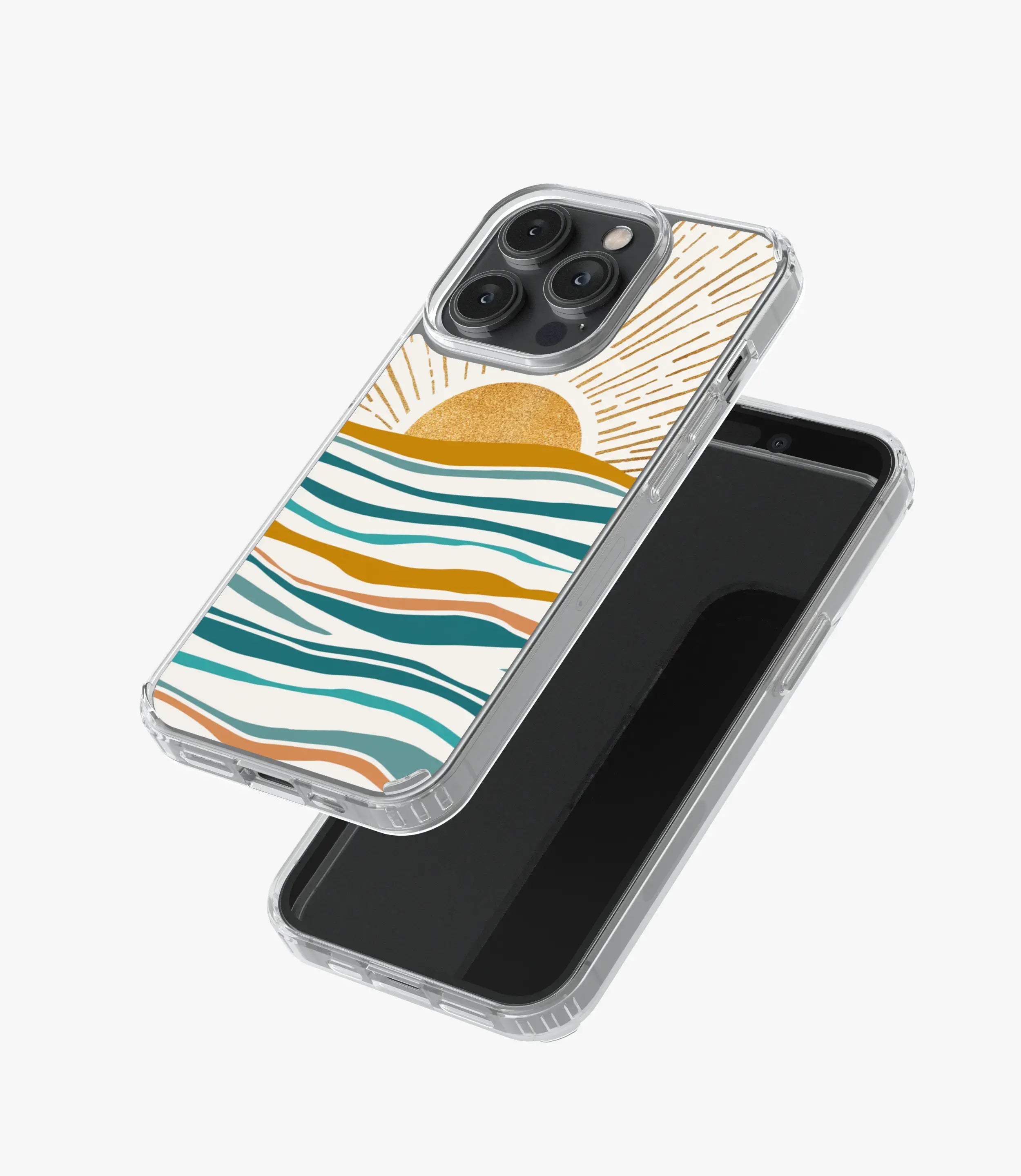 Sun & Sea Gold Silicone Case