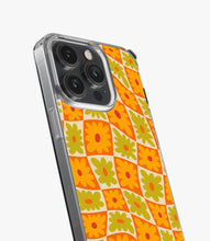 Load image into Gallery viewer, Checkered Flower Power Silicone Case