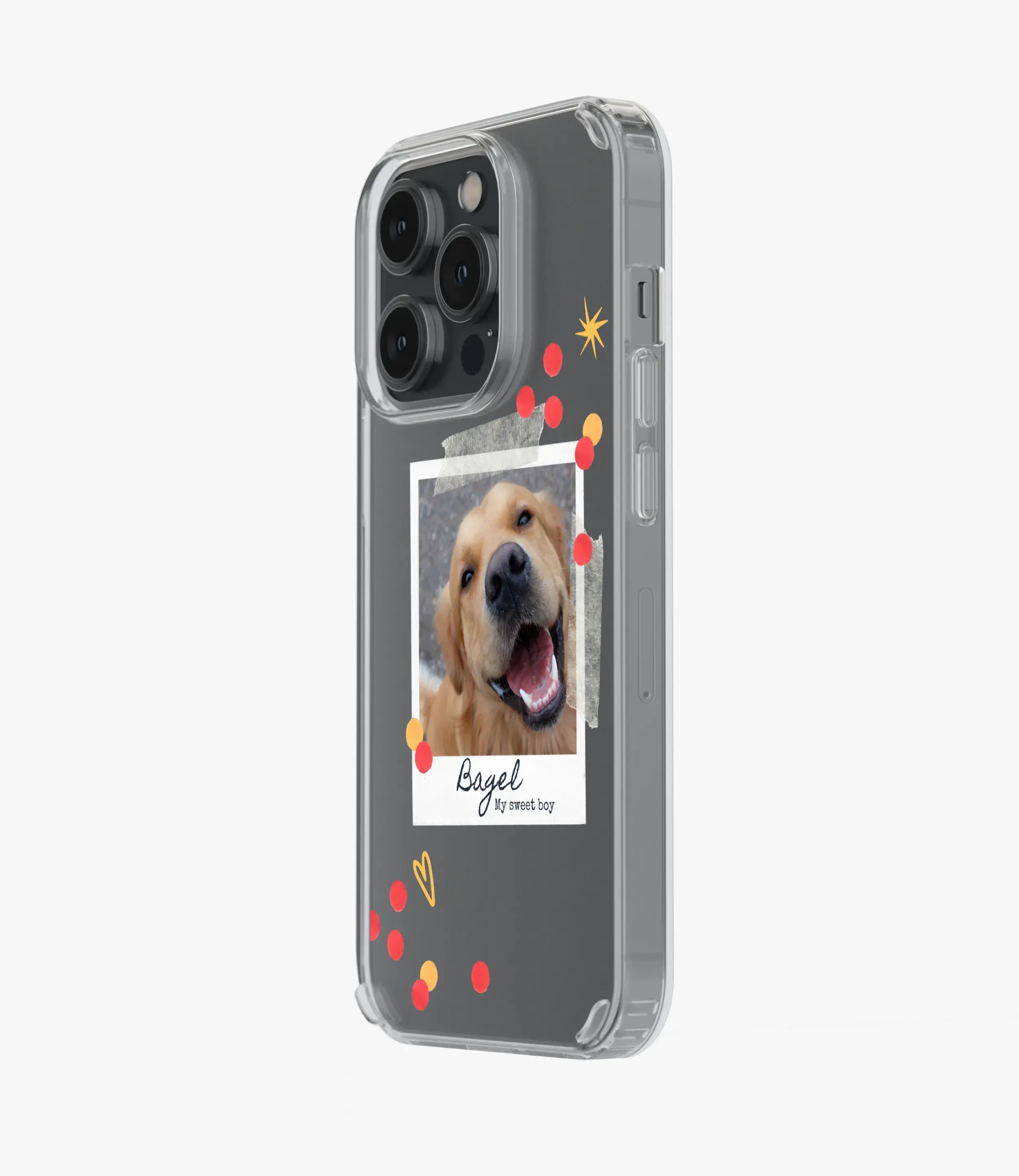 Sweet Boy Bagel Aesthetic Polaroid Case