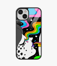 Load image into Gallery viewer, Psychedelic Waves Glass Case