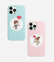 Load image into Gallery viewer, Polka Dot Couple Case