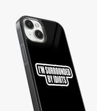 Load image into Gallery viewer, Surrounded By Idiots Glass Case