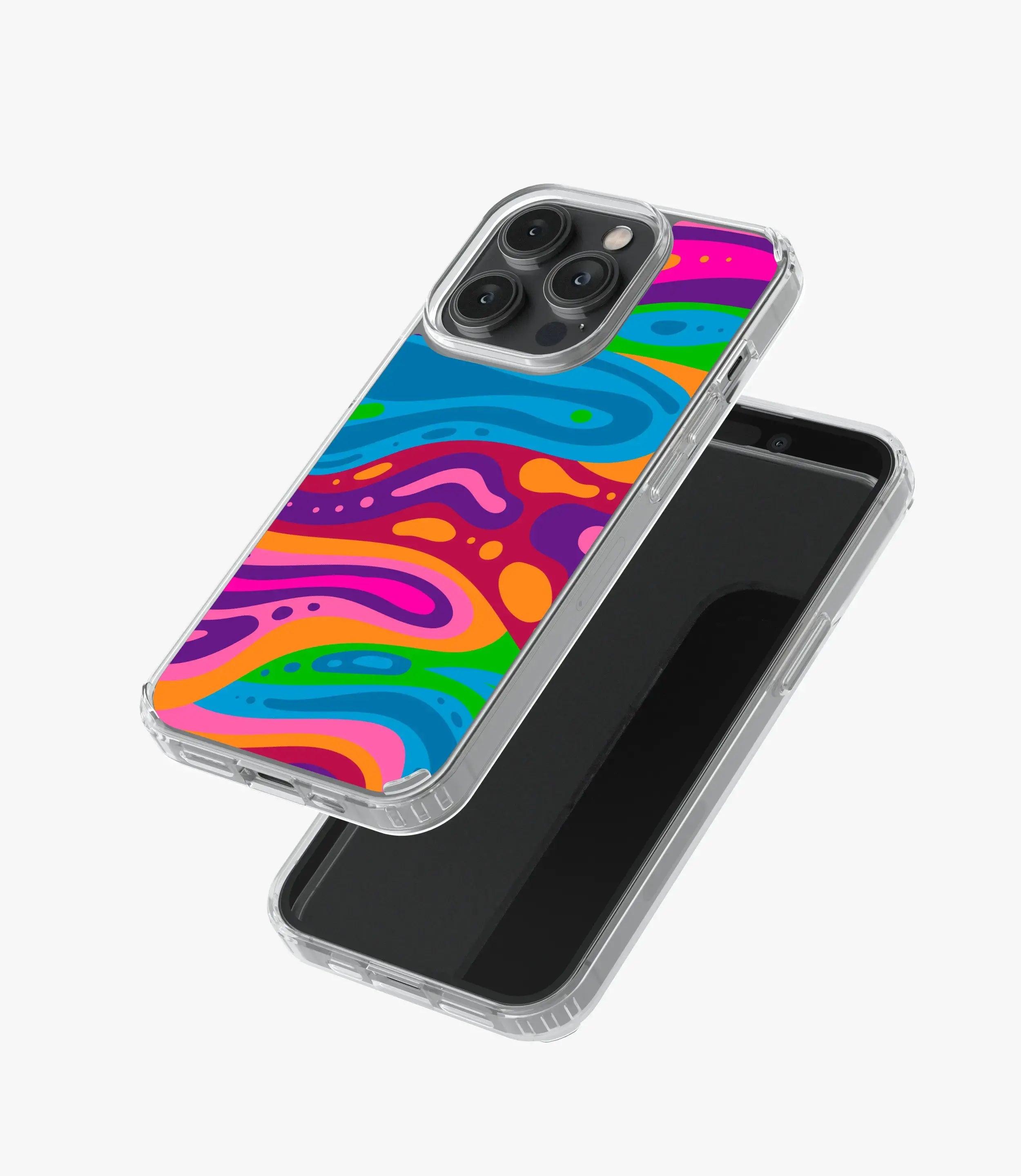 Wavy Multicolored Groovy Silicone Case