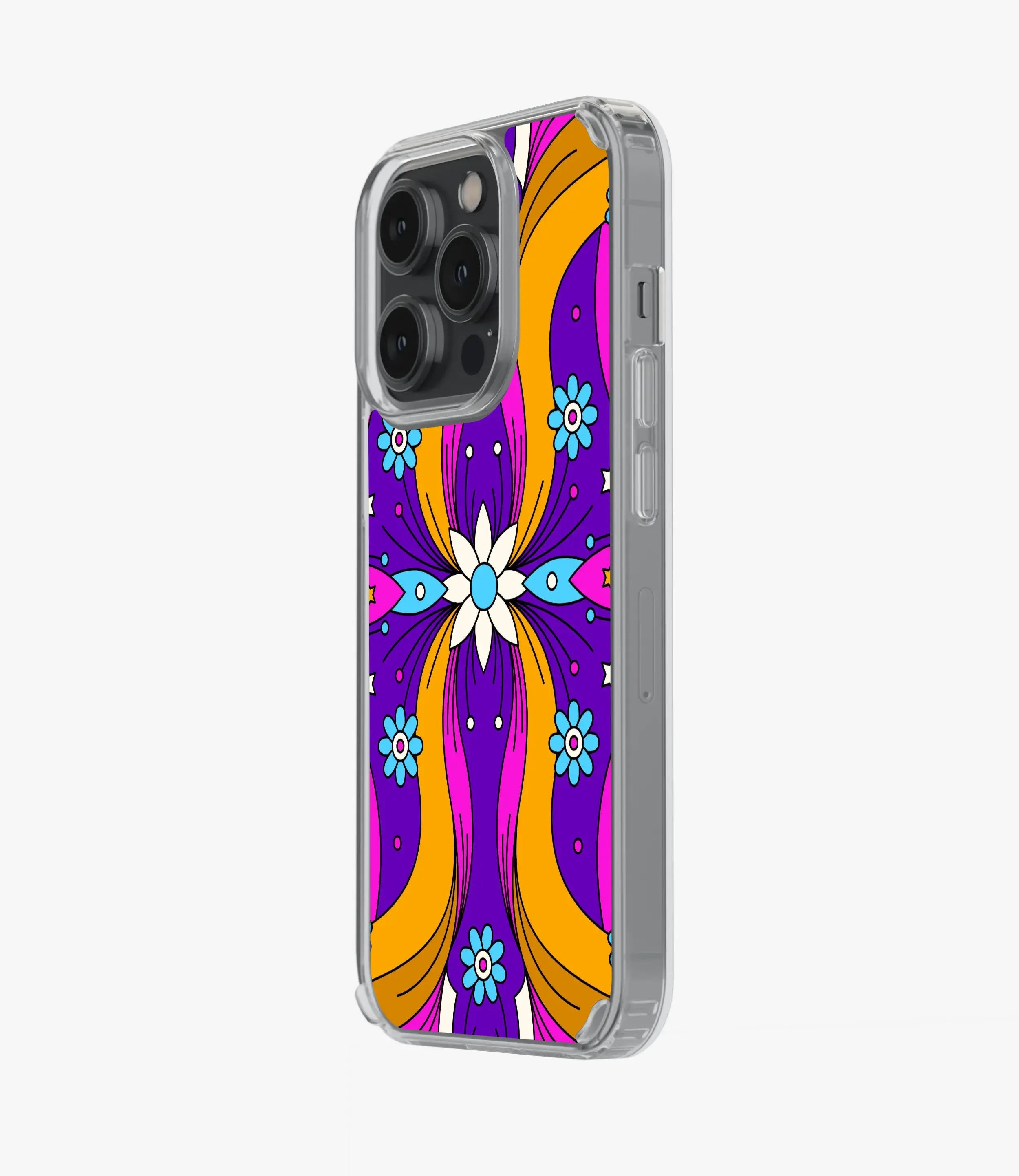Psychedelic Hippie Pattern Silicone Case