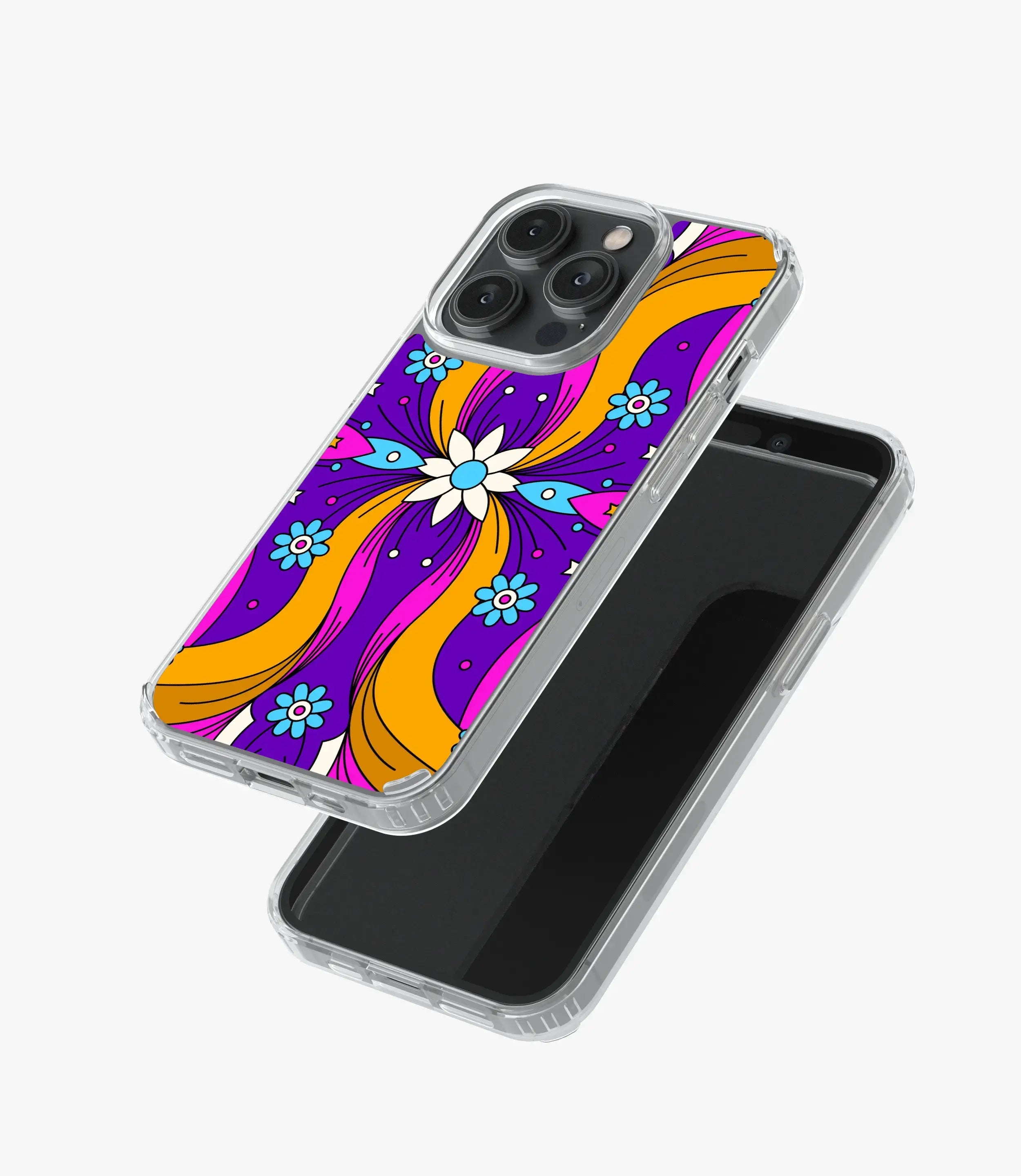 Psychedelic Hippie Pattern Silicone Case