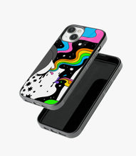Load image into Gallery viewer, Psychedelic Waves Glass Case