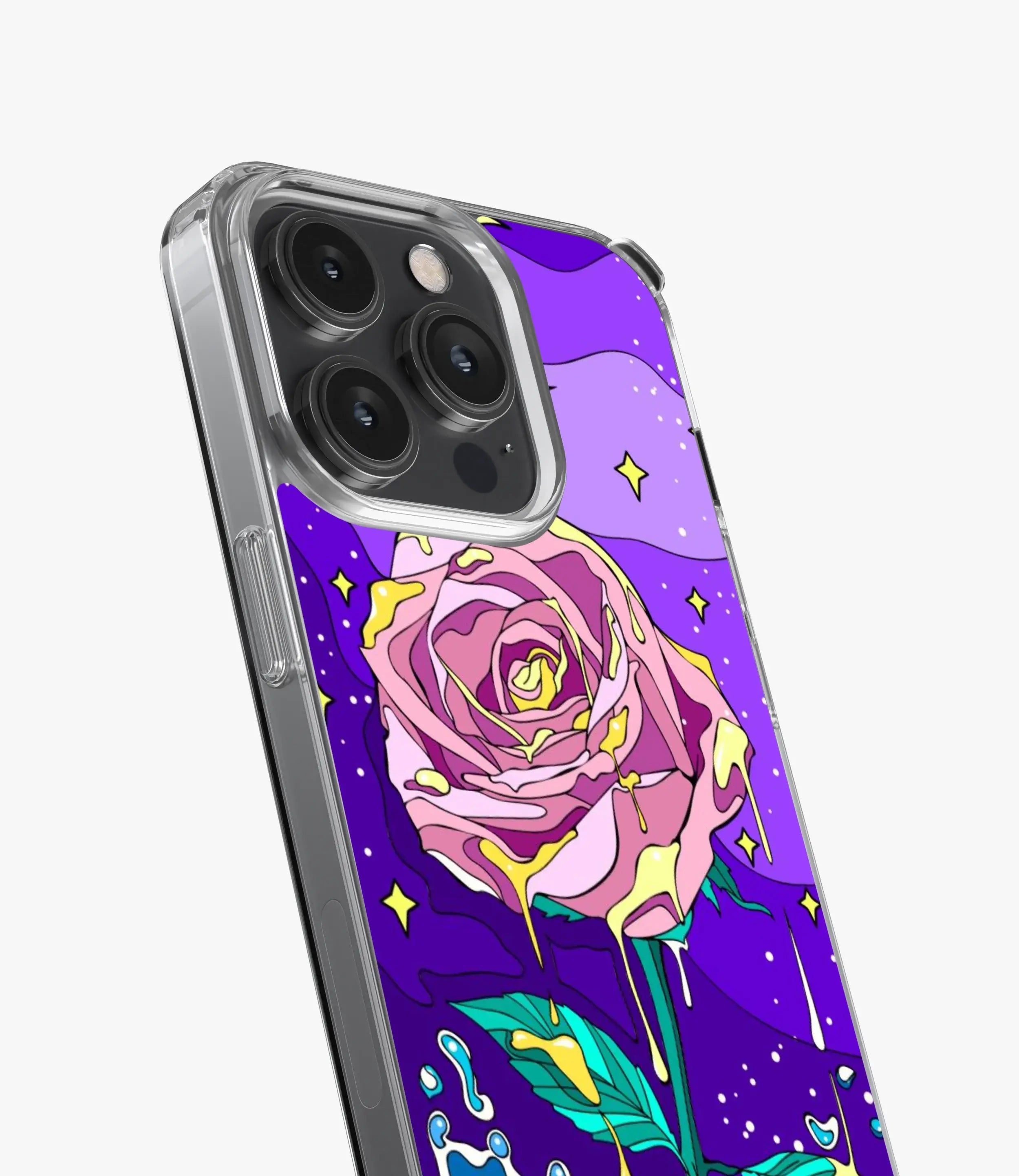 Psychedelic Rose Silicone Case
