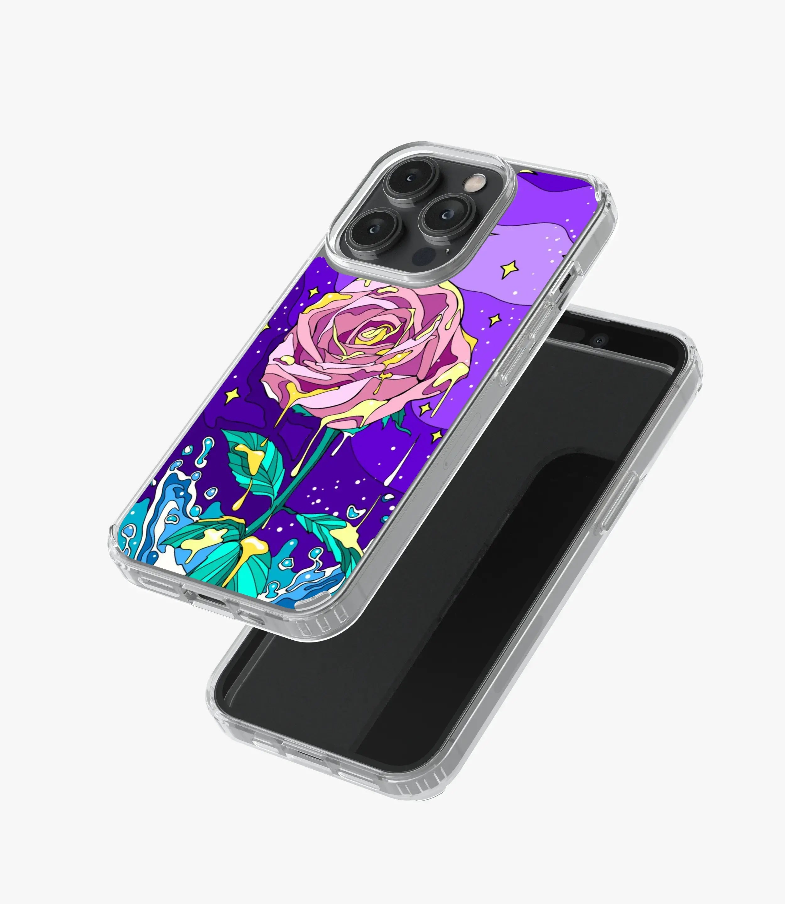 Psychedelic Rose Silicone Case