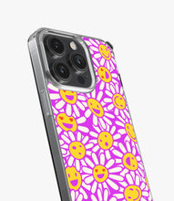 Load image into Gallery viewer, Happy Smiley Floral Silicone Case
