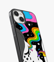 Load image into Gallery viewer, Psychedelic Waves Glass Case