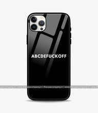 Load image into Gallery viewer, Abcdefuckoff Glass Phone Case