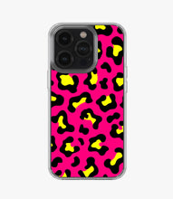 Load image into Gallery viewer, Bright Pink Leopard Print Silicone Case