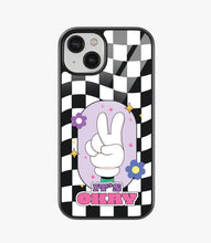 Load image into Gallery viewer, It's Okay Checkered Glass Case