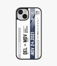Load image into Gallery viewer, Travel City Boarding Pass Glass Case