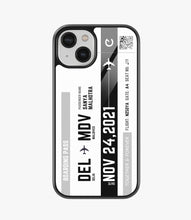 Load image into Gallery viewer, Travel City Boarding Pass Glass Case