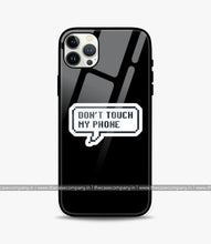 Load image into Gallery viewer, Dont Touch Phone Bubble Glass Phone Case