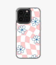 Load image into Gallery viewer, Hippie Aesthetic Daisy Checkered Silicone Case