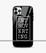 Load image into Gallery viewer, Introverting Glass Phone Case