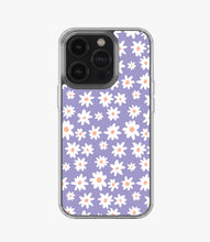 Load image into Gallery viewer, Lavender 70's Floral Silicone Case