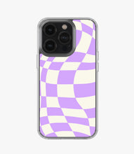 Load image into Gallery viewer, Lavender Checkered Silicone Case