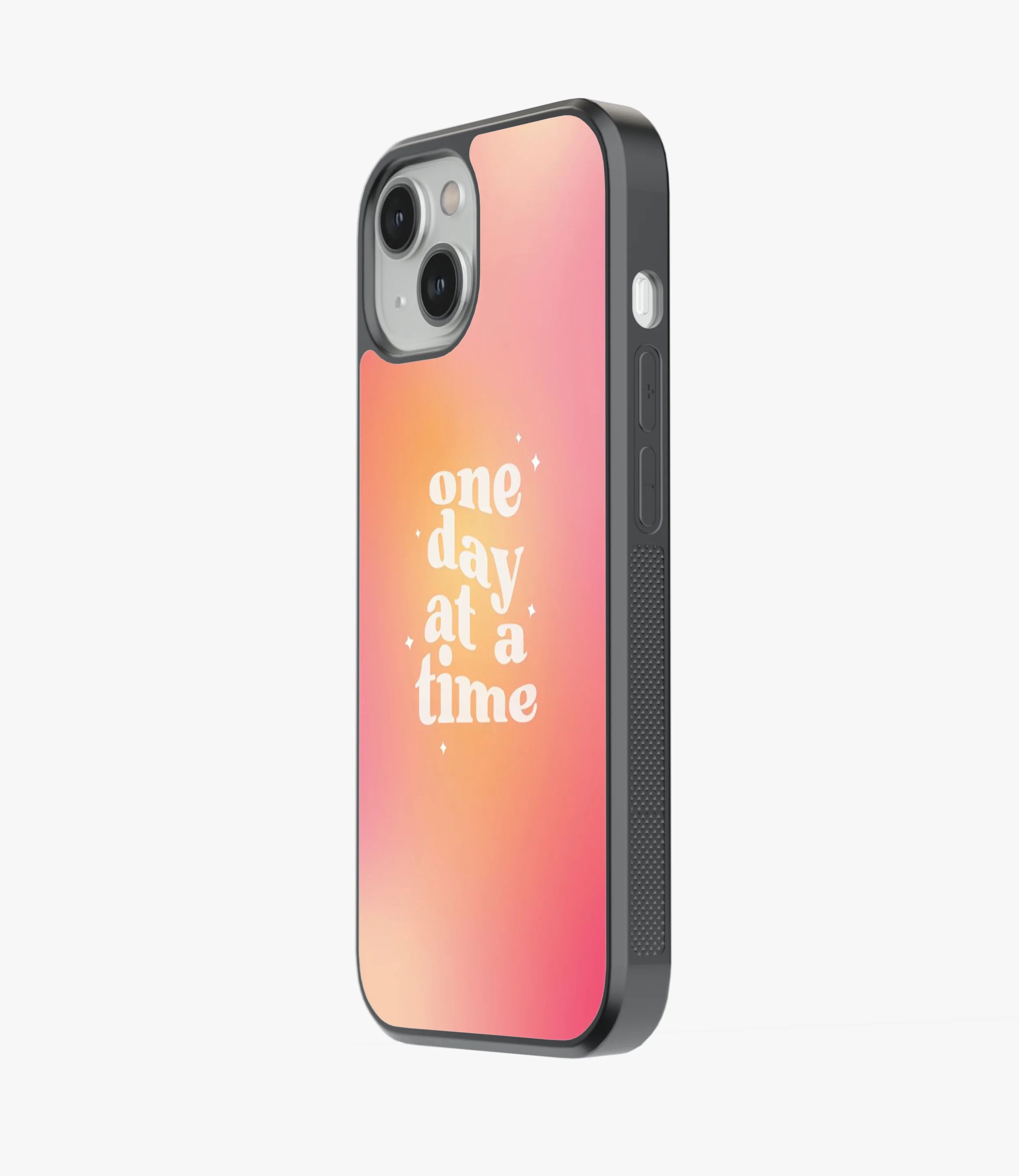 One Day At A Time Glass Case