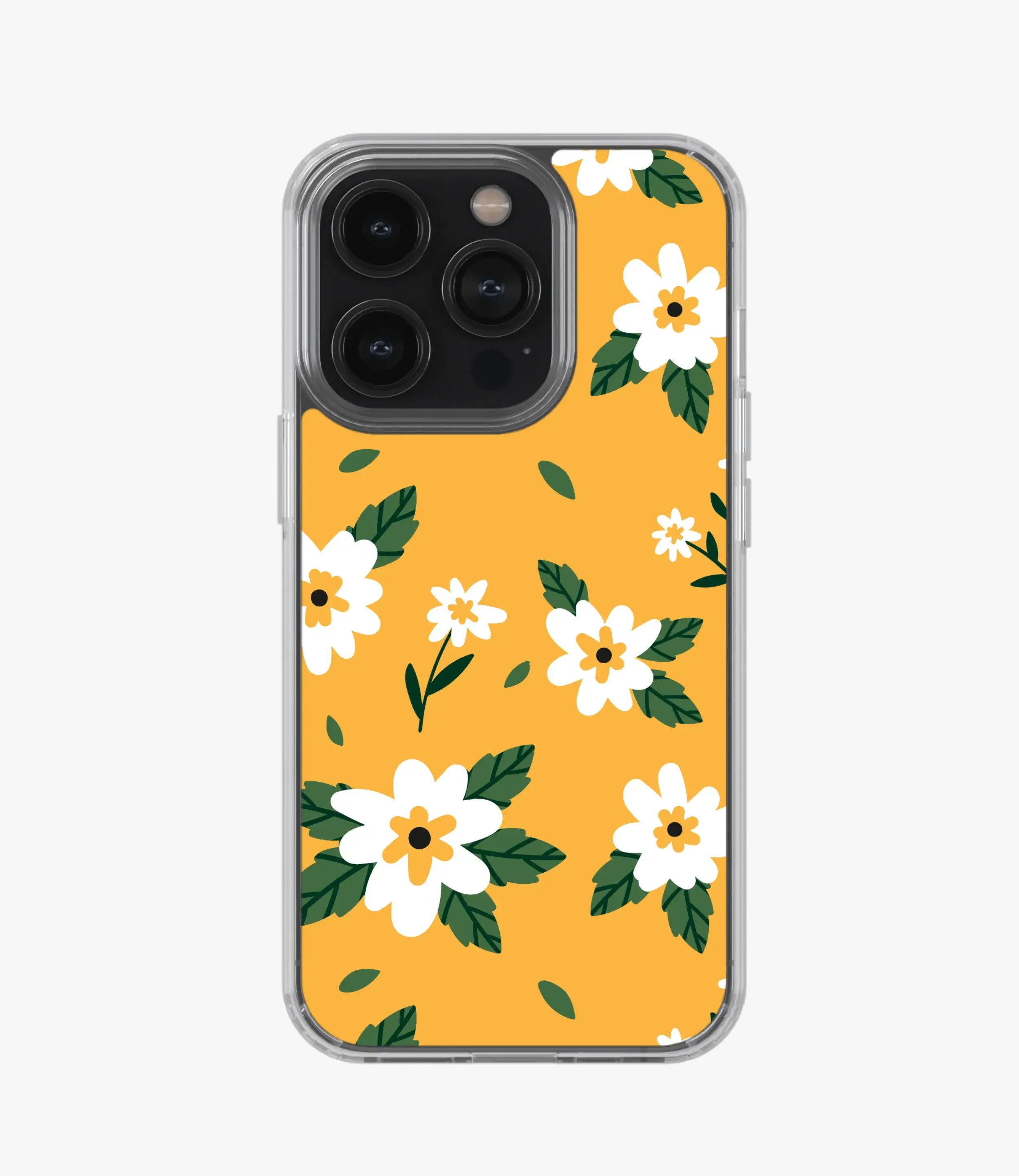 Poppy Pattern Floral Silicone Case