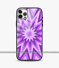 Load image into Gallery viewer, Purple Horizontal Retro Glass Phone Case