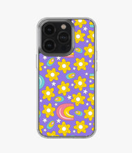 Load image into Gallery viewer, Retro 70s Yellow Floral Silicone Case