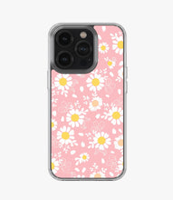 Load image into Gallery viewer, Retro Daisies Pink Floral Silicone Case