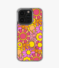 Load image into Gallery viewer, Retro Flower Power Floral Silicone Case