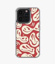 Load image into Gallery viewer, Smileyfy Red/Cream Silicone Case