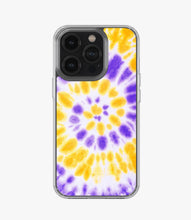 Load image into Gallery viewer, Tie Dye Yellow/Blue Swirl Silicone Case