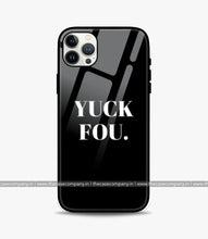 Load image into Gallery viewer, Yuck Fou Glass Phone Case