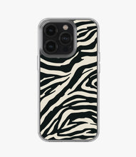 Load image into Gallery viewer, Zebra Black/Almond Silicone Case