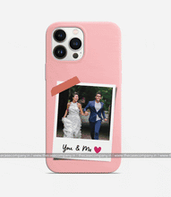 Load image into Gallery viewer, Personalized Polaroid Photo You & Me Case