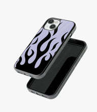 Load image into Gallery viewer, Black/Grey Flame Glass Case