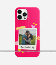 Load image into Gallery viewer, Personalized Polaroid Photo Valentine Matte Case - Razmatazz