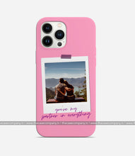 Load image into Gallery viewer, Customizable Polaroid Photo Matte Case - Carnation Pink