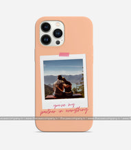 Load image into Gallery viewer, Customizable Polaroid Photo Matte Case - Peach