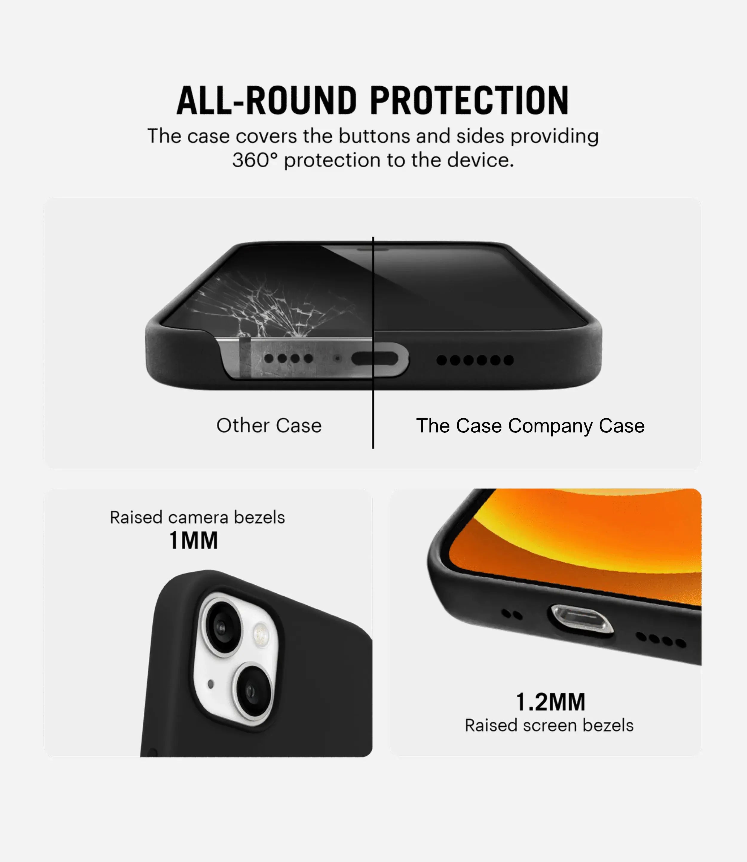 Solid Red Soft Silicone iPhone Case