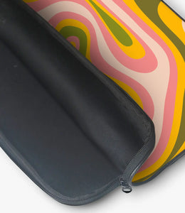 Abstract Colorful Swirl Laptop Sleeve